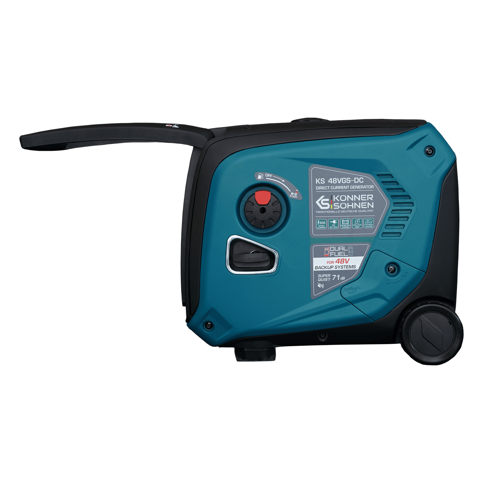 Gerador de corrente contínua KS 48VGS-DC, versão 50–55V