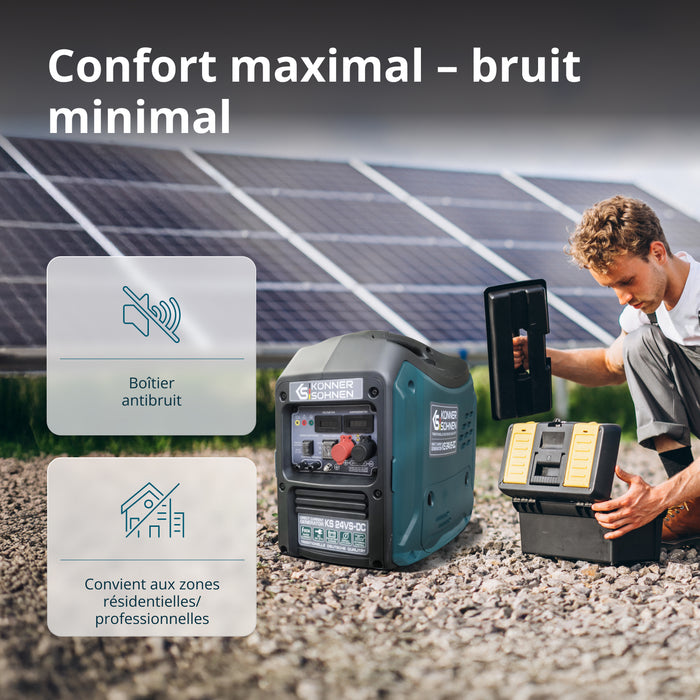 Groupe électrogène de courant continu KS 24VS-DC