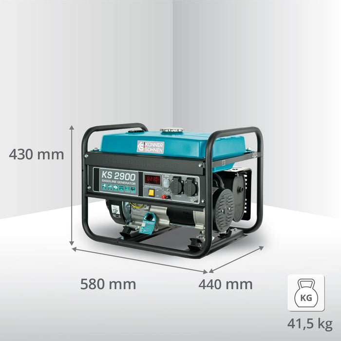 Benzinegenerator "Könner & Söhnen" KS 2900