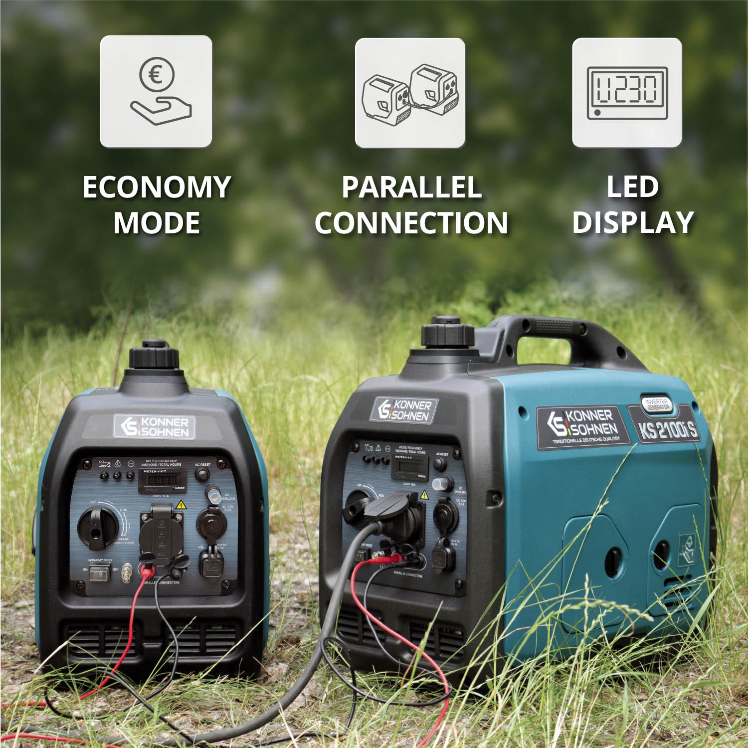 Invertorový generátor na LPG/benzín KS 3100iG S