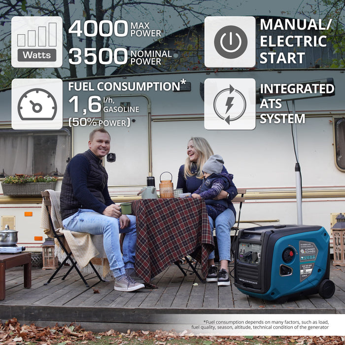 Gerador inversor KS 4000iE S ATS