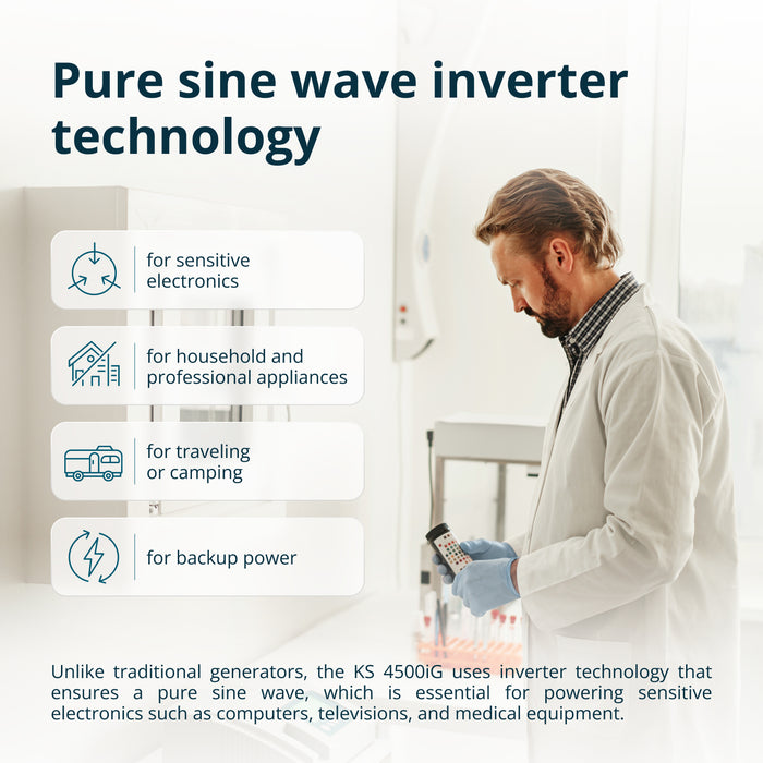 Διπλού Καυσίμου Inverter Γεννήτρια KS 4500iG