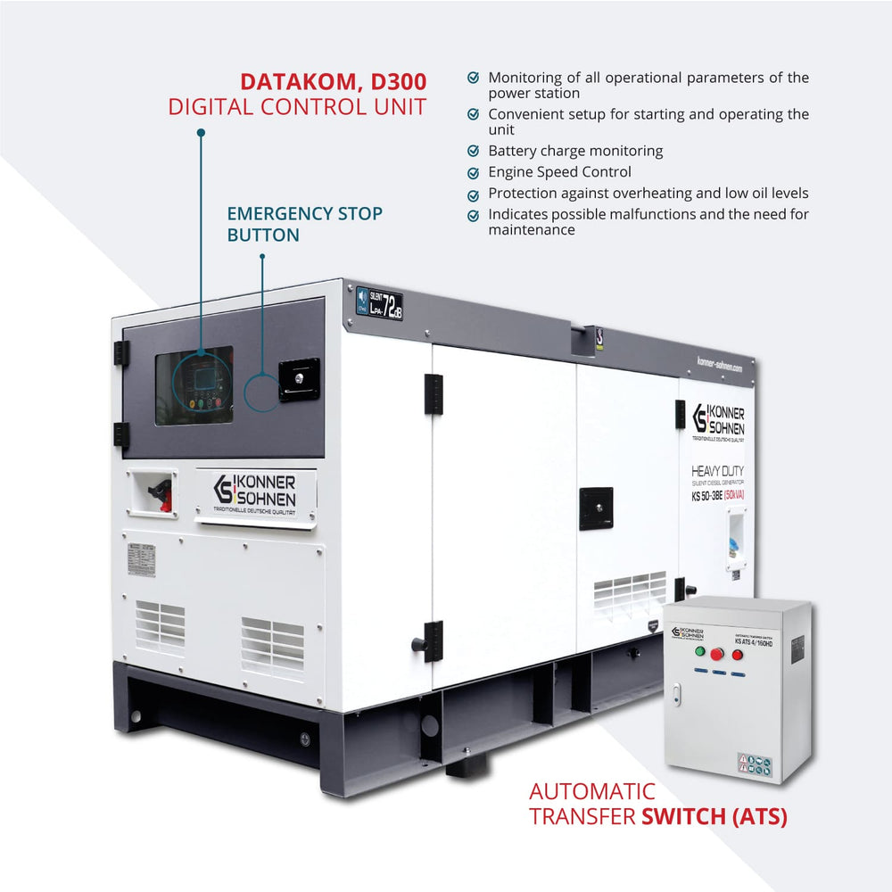 Generador trifásico KS 50-3BE