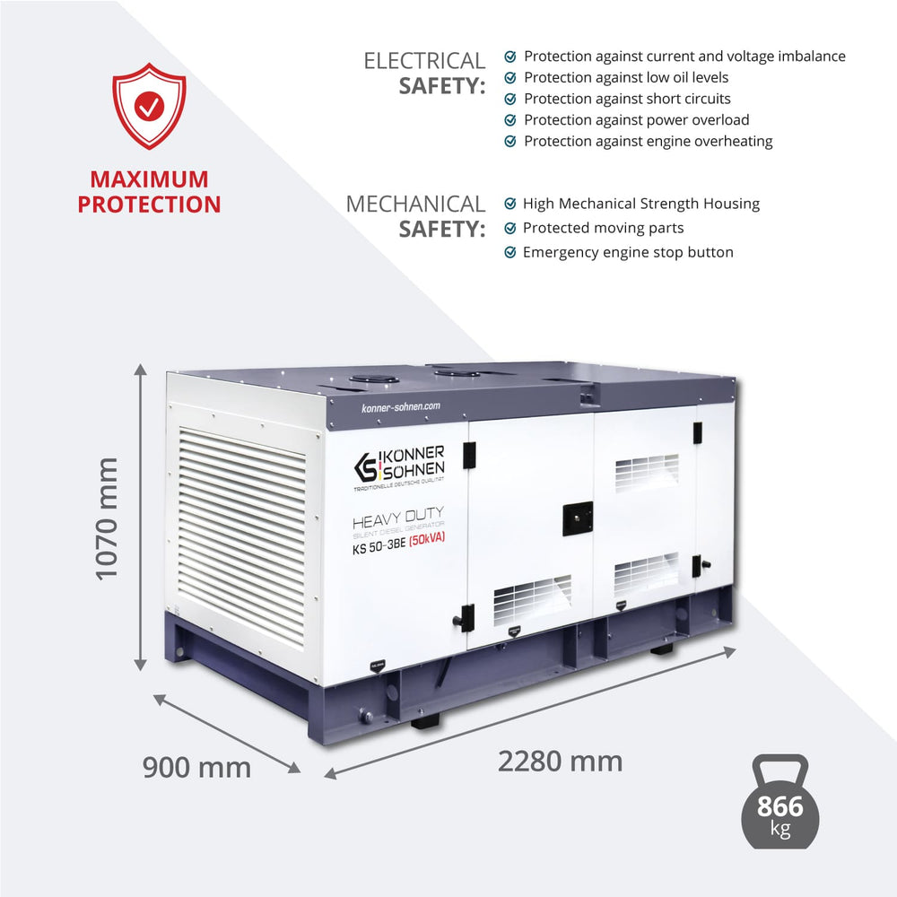 Generador trifásico KS 50-3BE