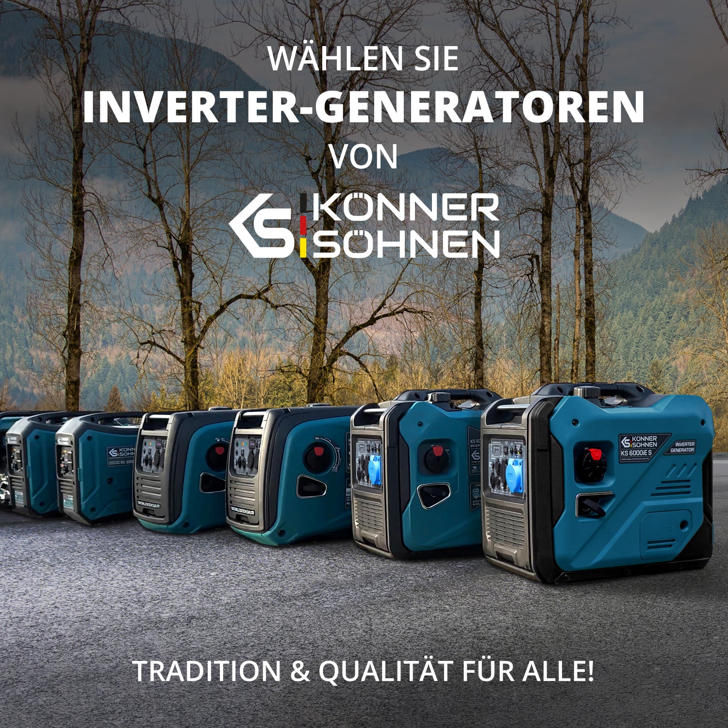 LPG/Benzin-Inverter-Generator KS 5500iEG S (B-Ware Hervorragend)
