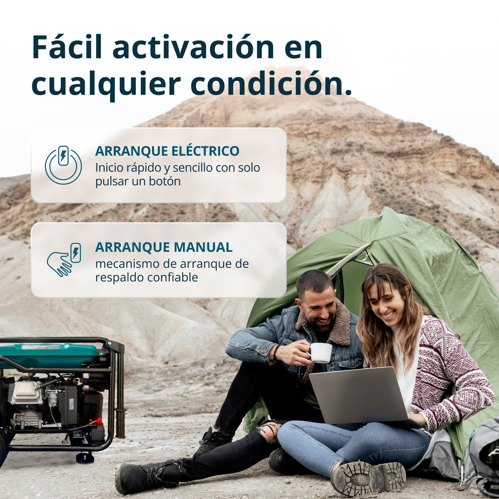 Generador inverter de gasolina KS 6500iE
