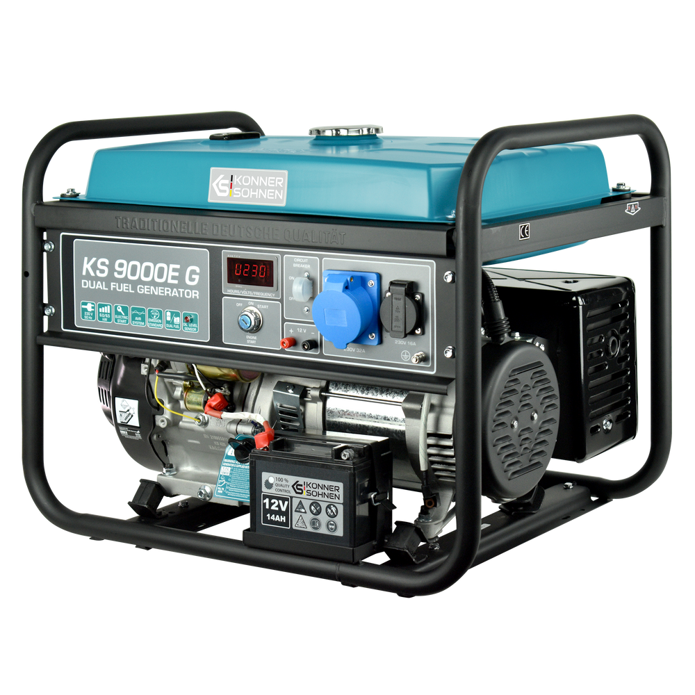 LPG/benzínový generátor „Könner & Söhnen“ KS 9000E G