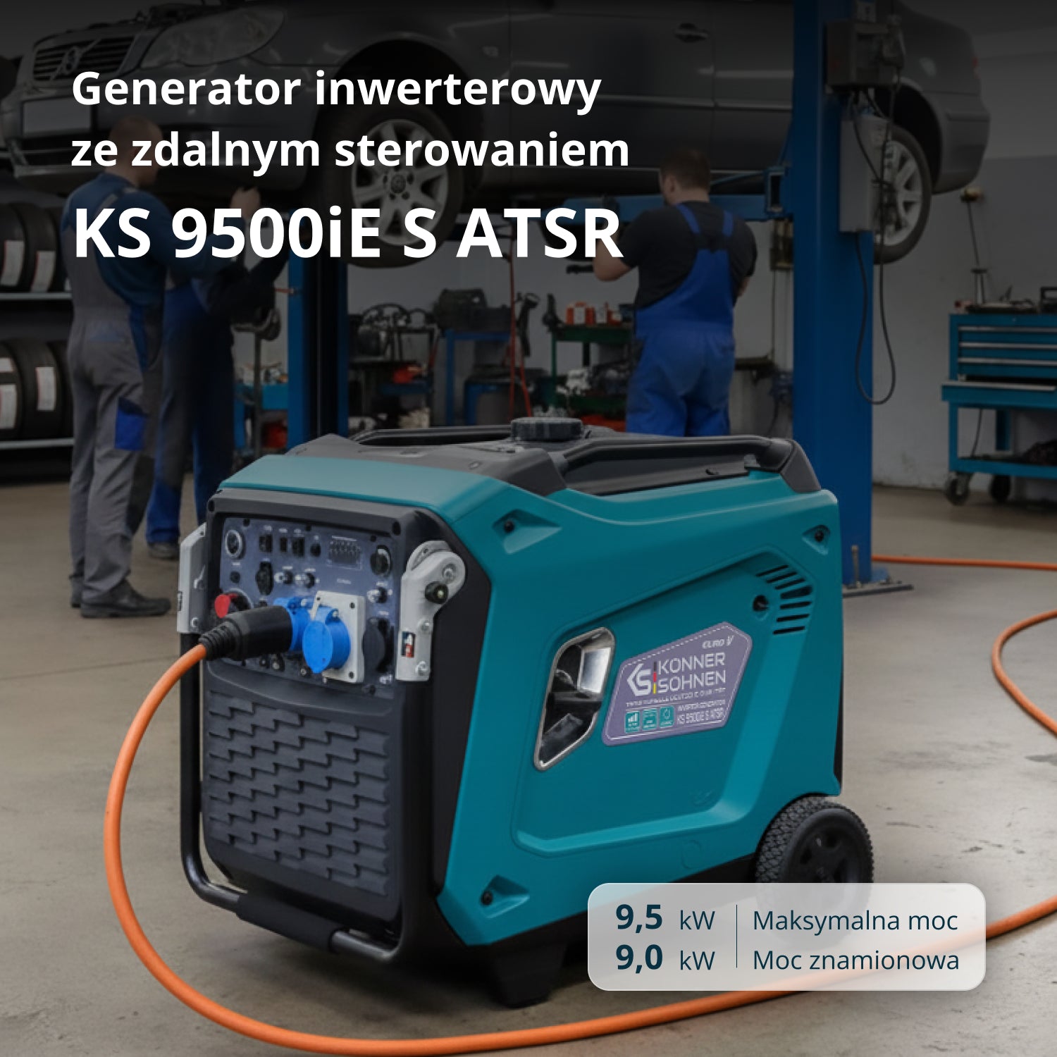 Generator inwerterowy KS 9500iE S ATSR