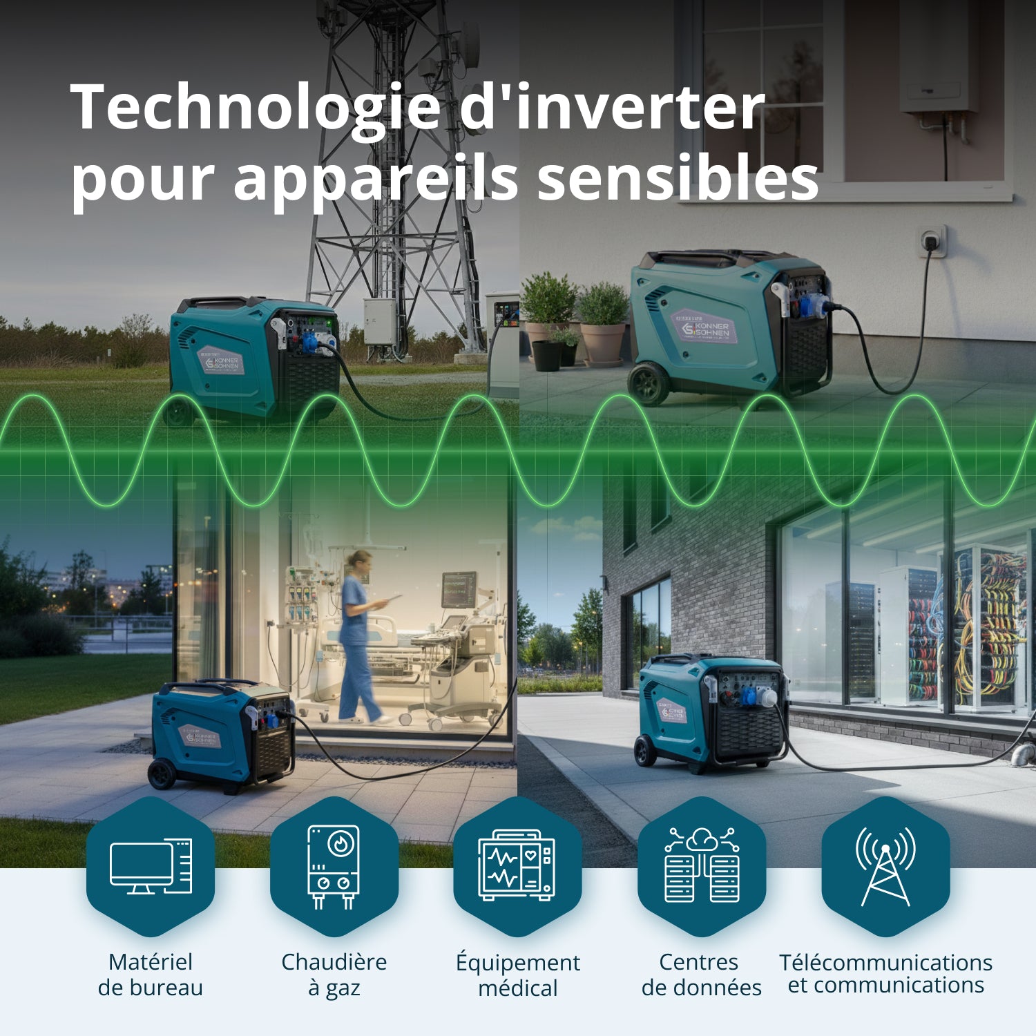 Groupe électrogène Inverter KS 9500iE S ATSR