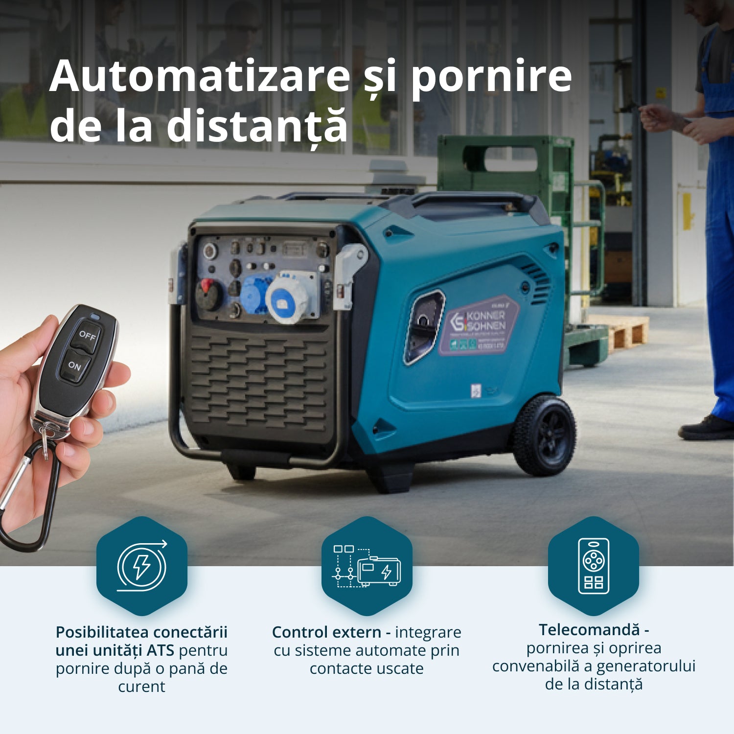 Generator invertor KS 9500iE S ATSR