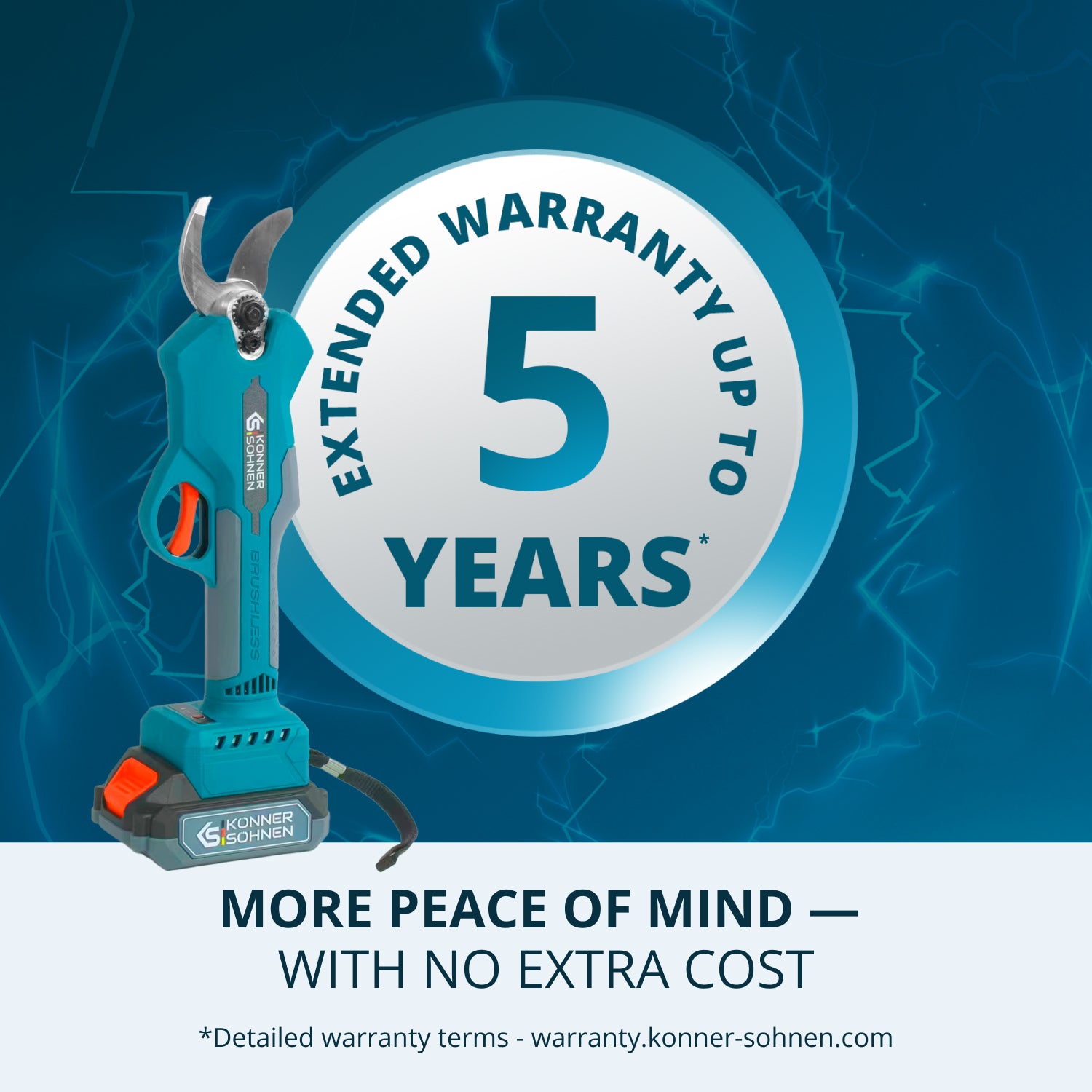 Ledningsfri Elektrisk Beskæresaks KS CPS20V-32 Case