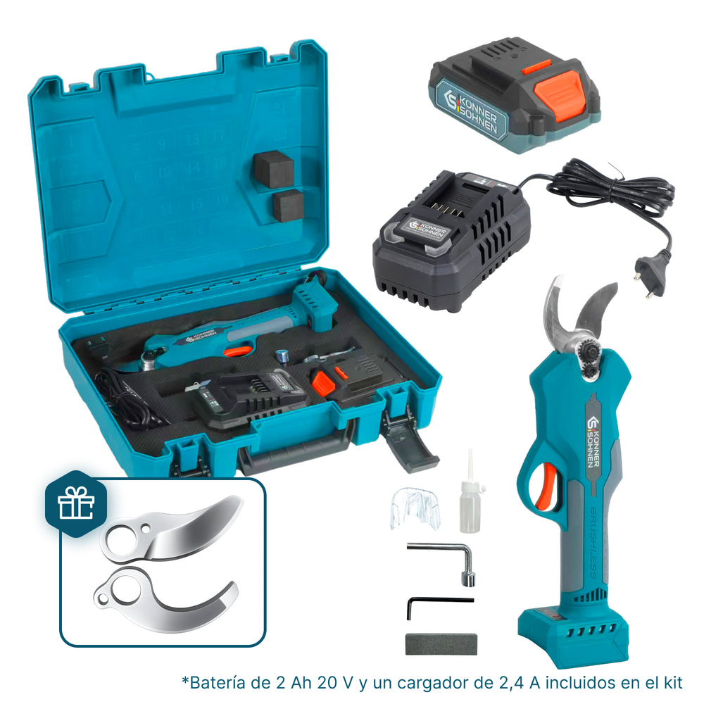 Tijera de podar a batería KS CPS20V-32 Case