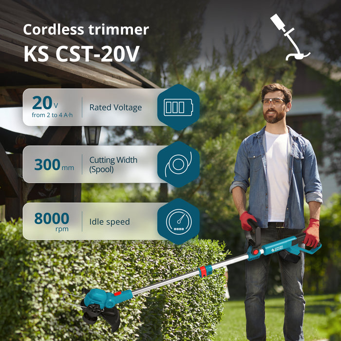 Безжичен тример KS CST-20V