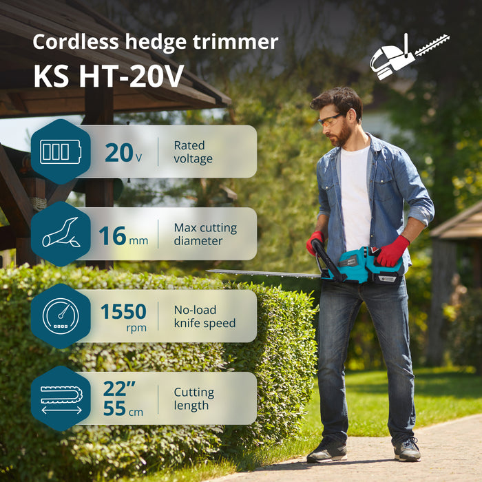 Conjunto Promocional de Aparador de Sebes KS LBV-HT-SET