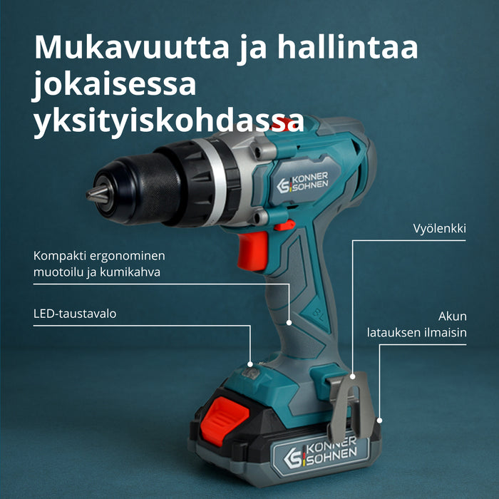 Johdoton Master Setti 2in1 KS IDISD 20V SET 2 PLUS