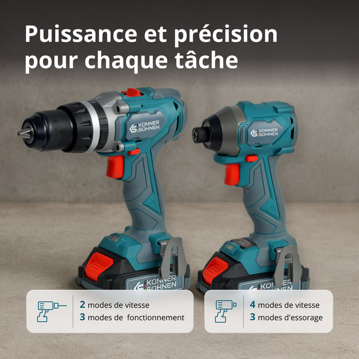 Kit d’outils sans fil  Master Set 2en1 KS IDISD 20V SET 2 