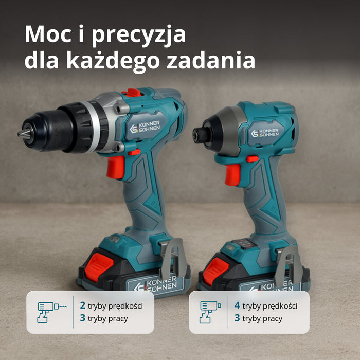 Zestaw bezprzewodowy Master Set 2w1 KS IDISD 20V SET 2 