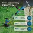 Bezprzewodowy wielofunkcyjny trymer KS MFT-20V  thumbnail