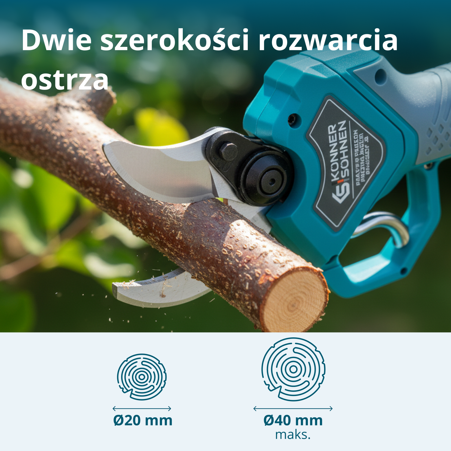 Sekator akumulatorowy KS CPS20V-40 Case