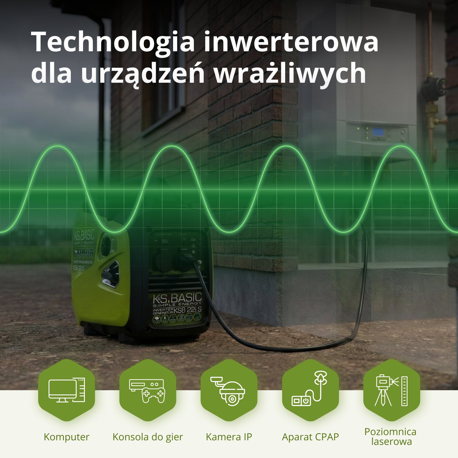 Agregat inwerterowy KSB 22i S (Odnowiony – Stan doskonały)