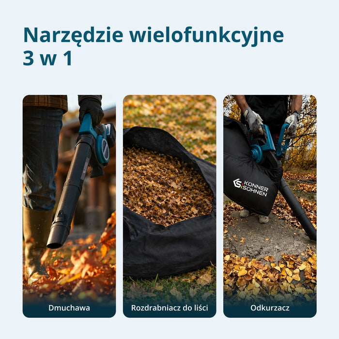 Ogrodowy bezprzewodowy odkurzacz-dmuchawa KS LBV-40V