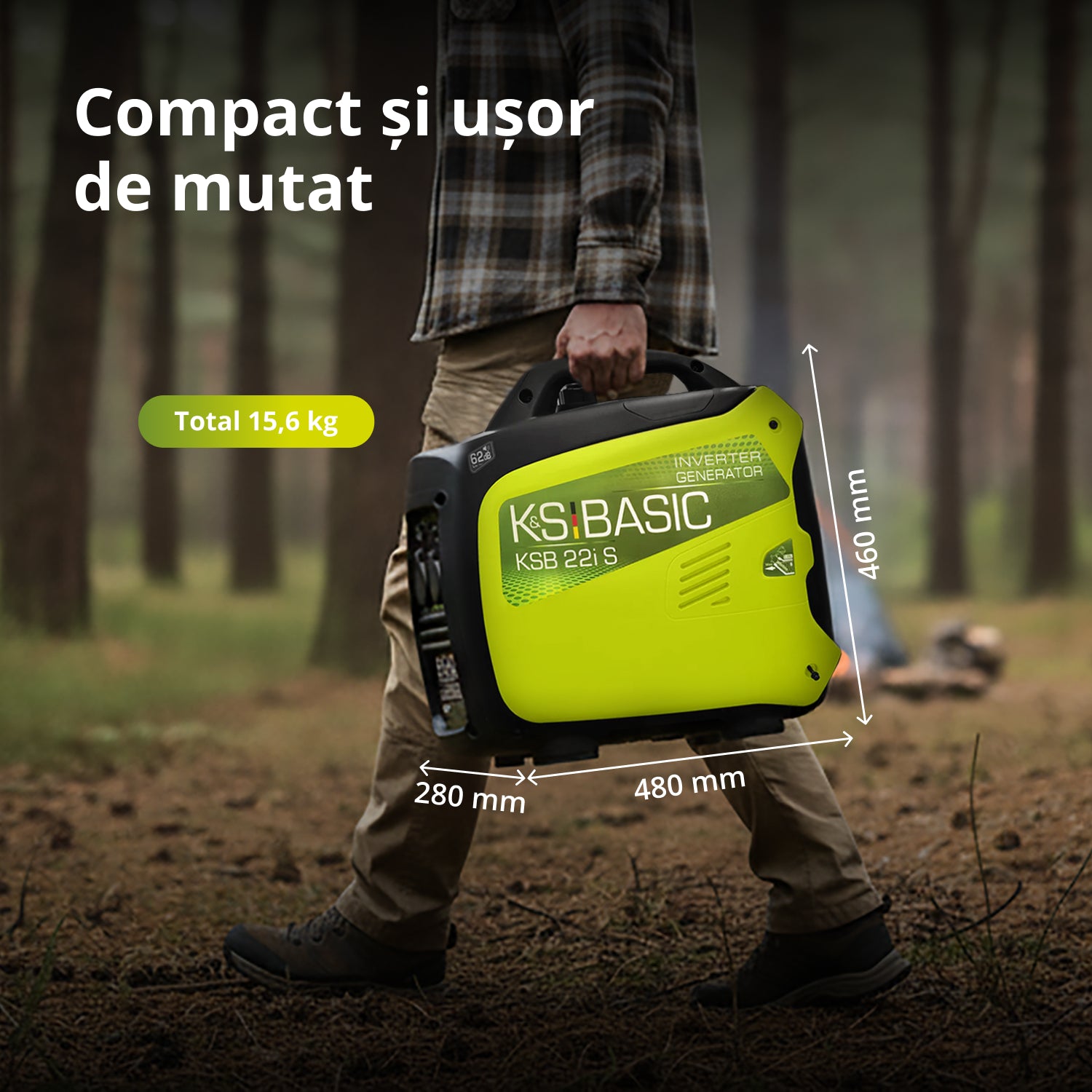 Generator cu inverter KSB 22i S (Recondiționat – Stare Excelentă)