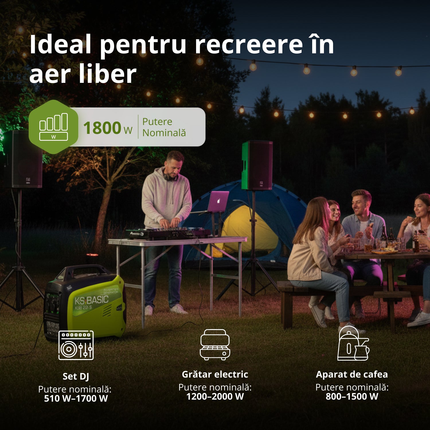 Generator cu inverter KSB 22i S (Recondiționat – Stare Excelentă)