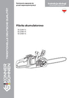 Pilarka akumulatorowa KS CS20V-12, KS CS40V-14, KS CS40V-16