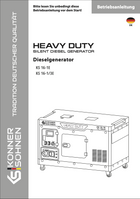 Dieselgeneratoren KS 16-1/3E, KS 16-1E