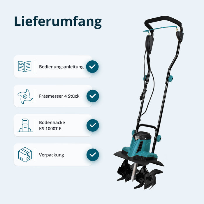 Elektro-Bodenhacke KS 1000T E
