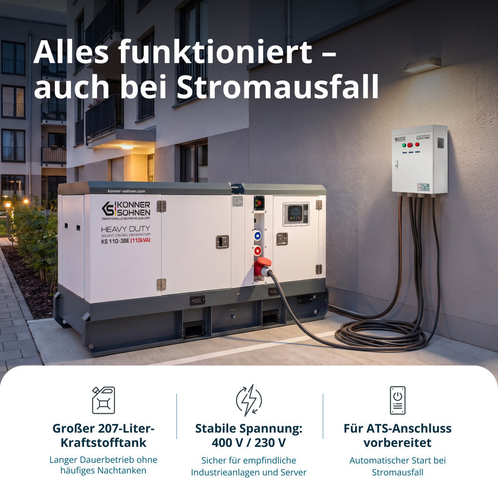 Diesel-Drehstrom-Elektrostation KS 110-3BE 