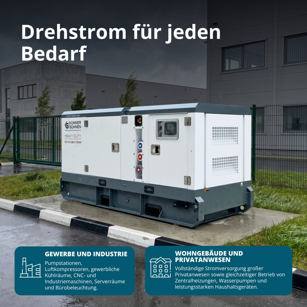 Diesel-Drehstrom-Elektrostation KS 110-3BE 