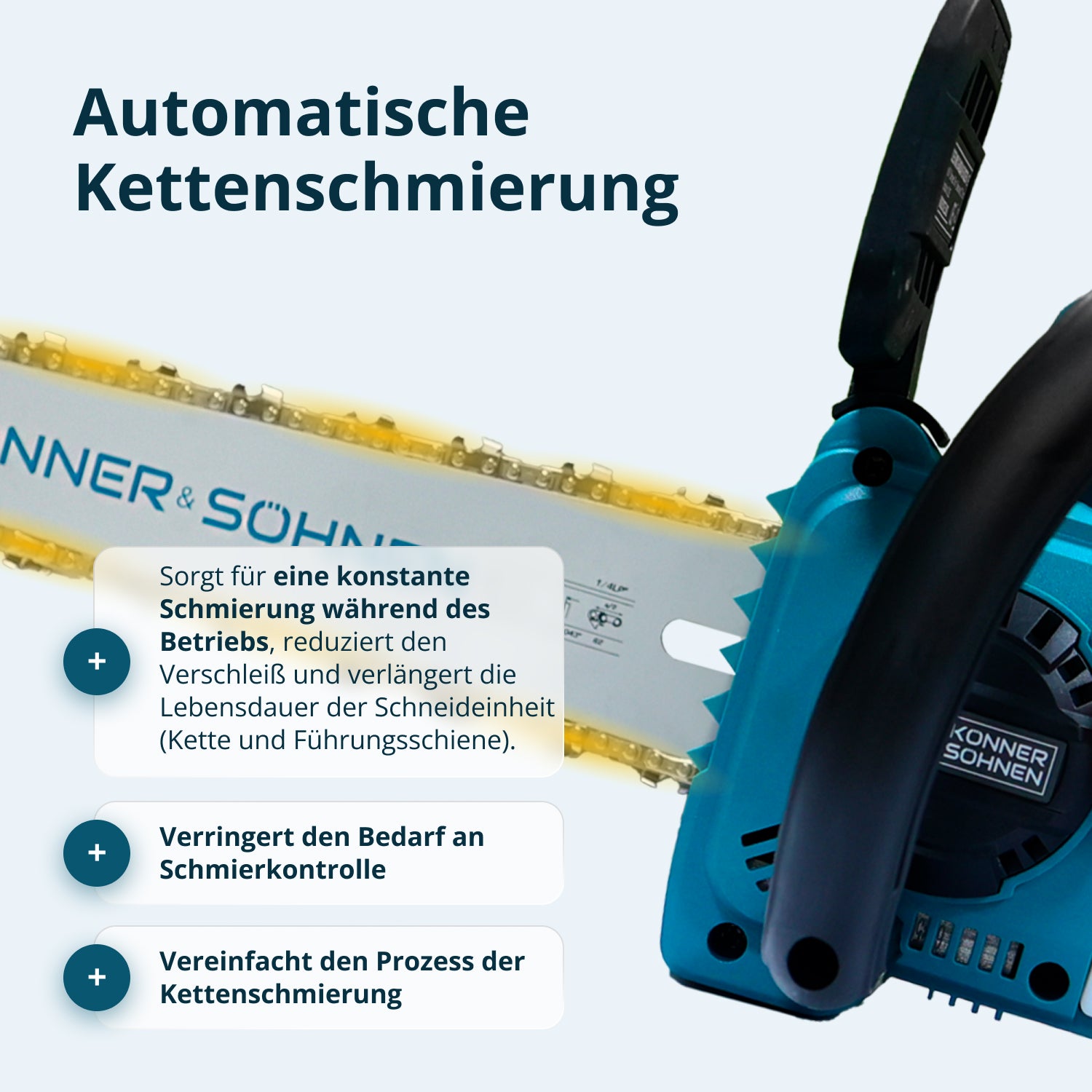 Akku-Mini-Kettensäge KS MCS20V-12 SET