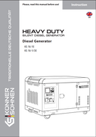 Generatori diesel KS 16-1/3E, KS 16-1E