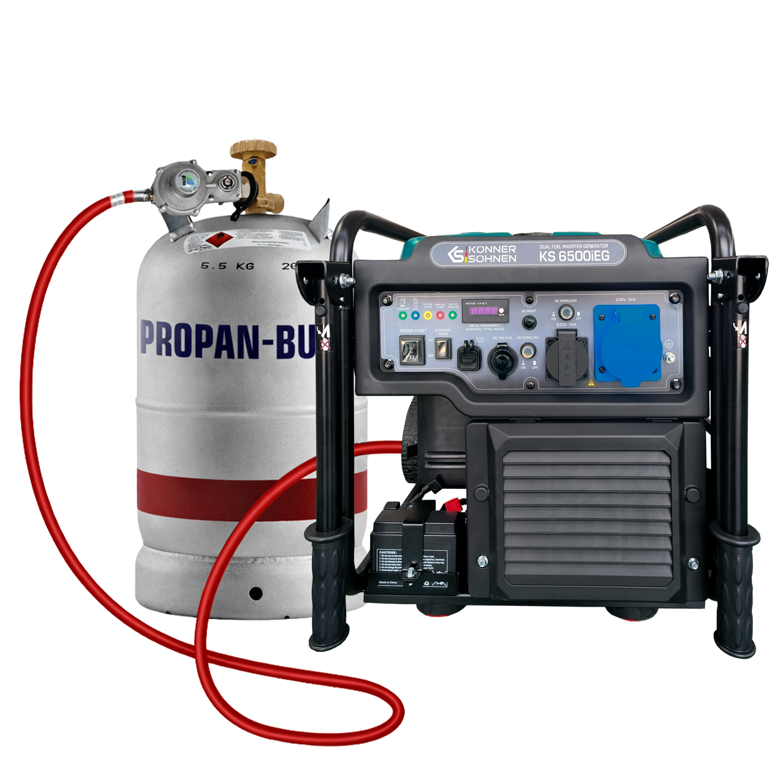 Generador Inverter KS 6500iEG (Gasolina/Gas)