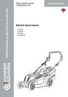 Ηλεκτρική χλοοκοπτική μηχανή KS 32LM, KS 38LM, KS 42LM, KS 38LM-BL