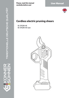 Tesouras de poda elétricas sem fio KS CPS20V-40, KS CPS20V-40 Case
