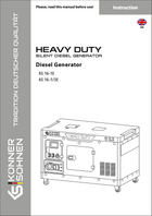 Dieselgeneratoren KS 16-1/3E, KS 16-1E
