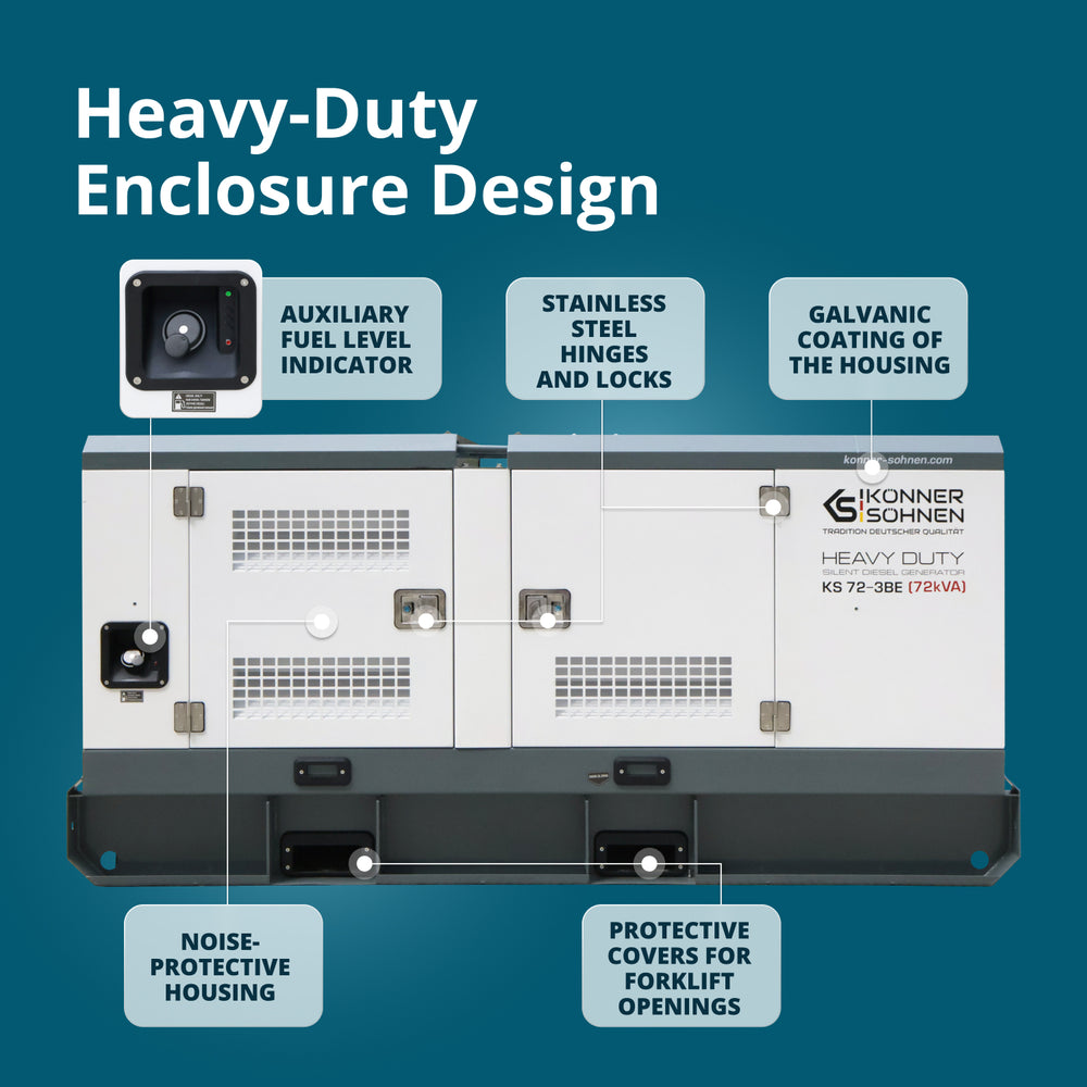 Háromfázisú dízel erőmű KS 72-3BE
