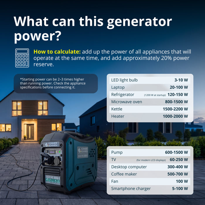 Invertergenerator KS 3000i S