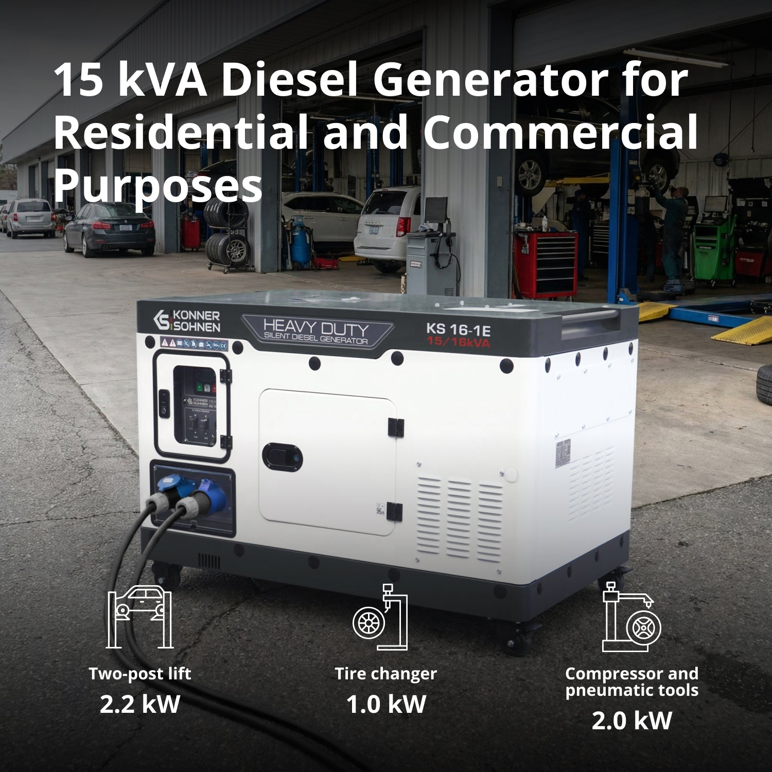 Ηλεκτροπαραγωγό Ζεύγος Diesel KS 16-1E