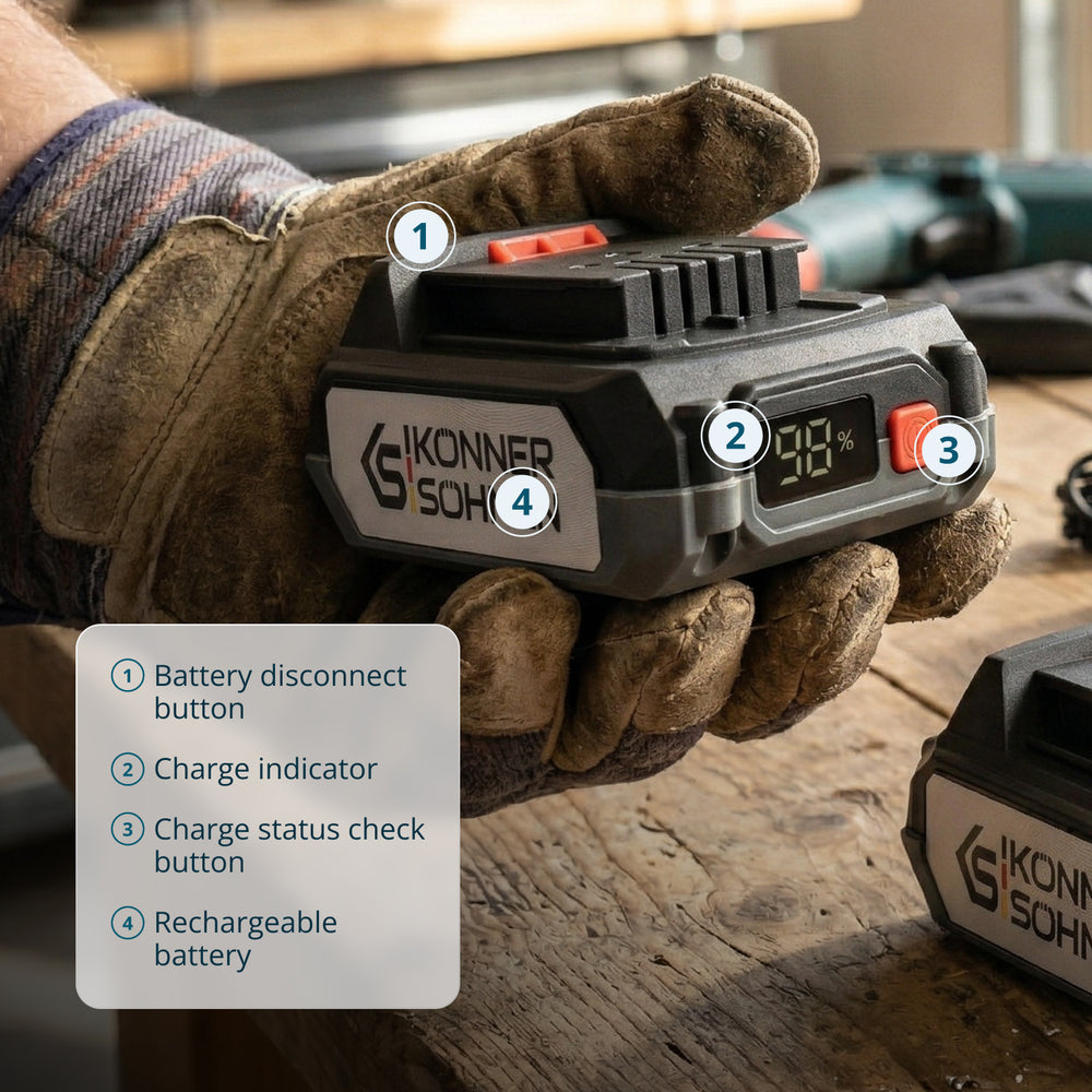 20V lítium akkumulátor KS 20V2-1