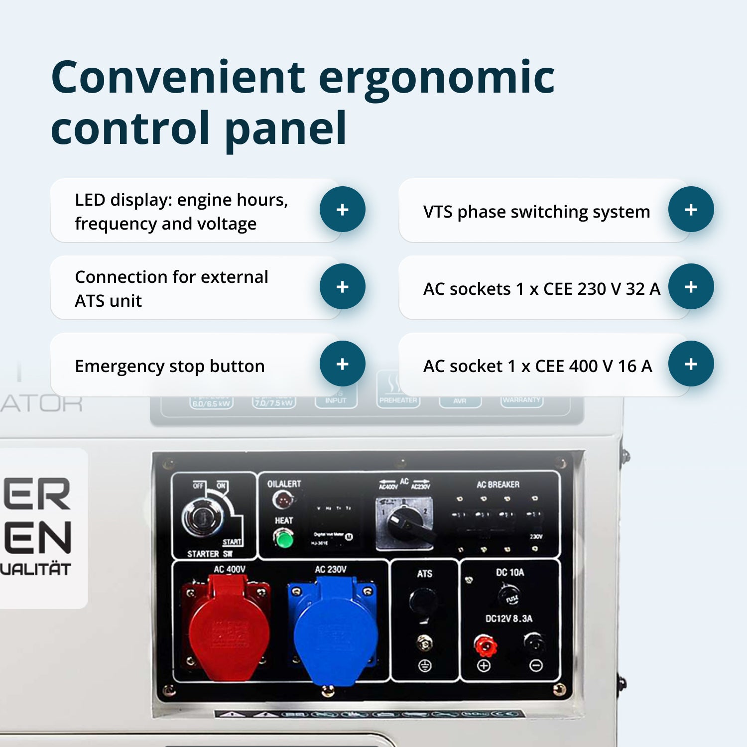 Γεννήτρια ντίζελ «Könner & Söhnen» KS 9200HDES-1/3 ATSR (EURO V)