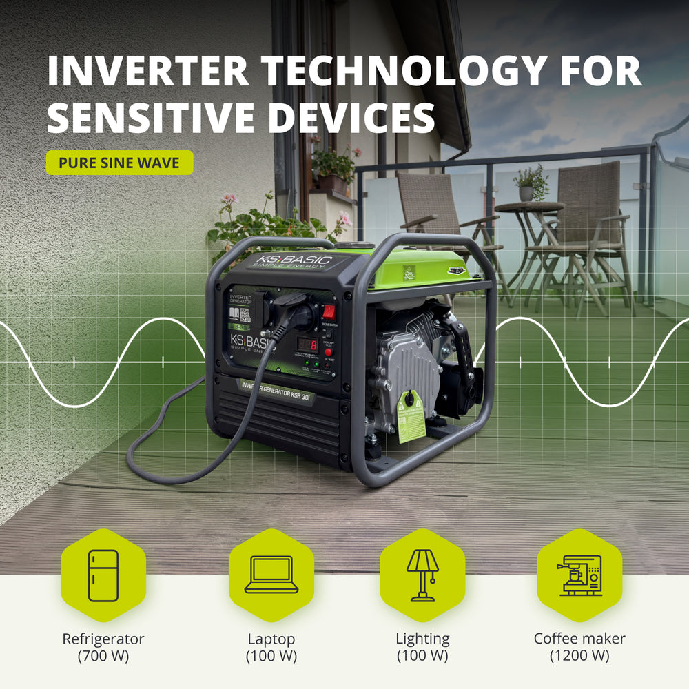 Invertorový generátor KSB 30i