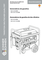Generadores de gasolina. Generadores de gasolina de dos cilindros