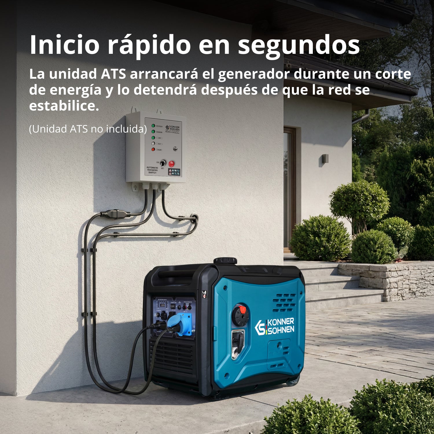 Generador inverter Könner & Söhnen KS 6000iE S