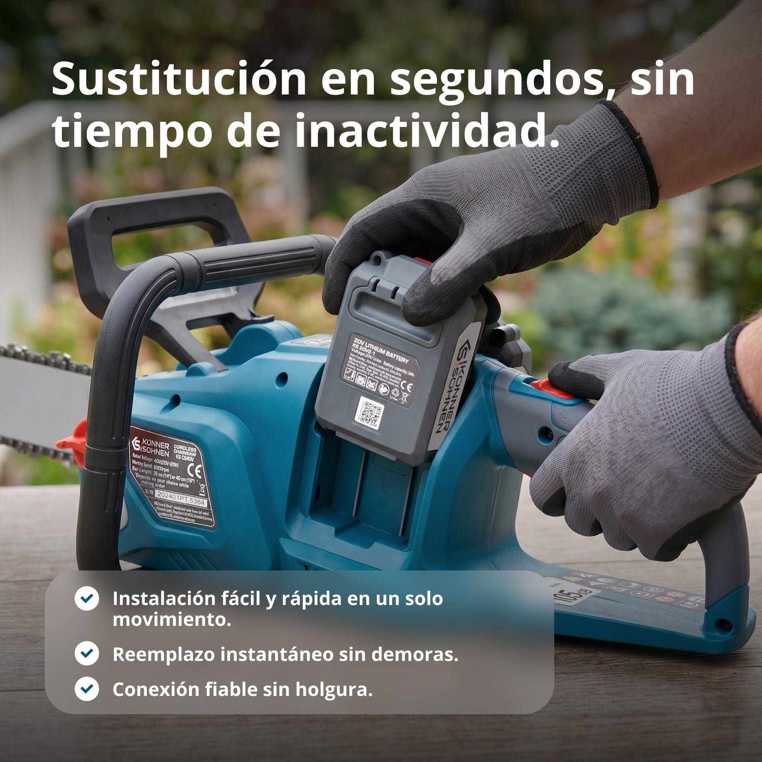 Batería de litio 20V KS 20V2-1