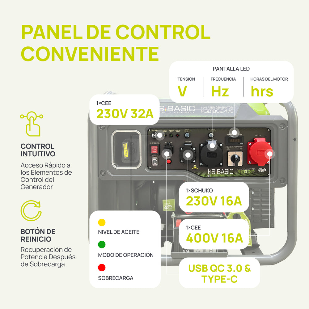 Generador Inverter KSB 80iE-1/3