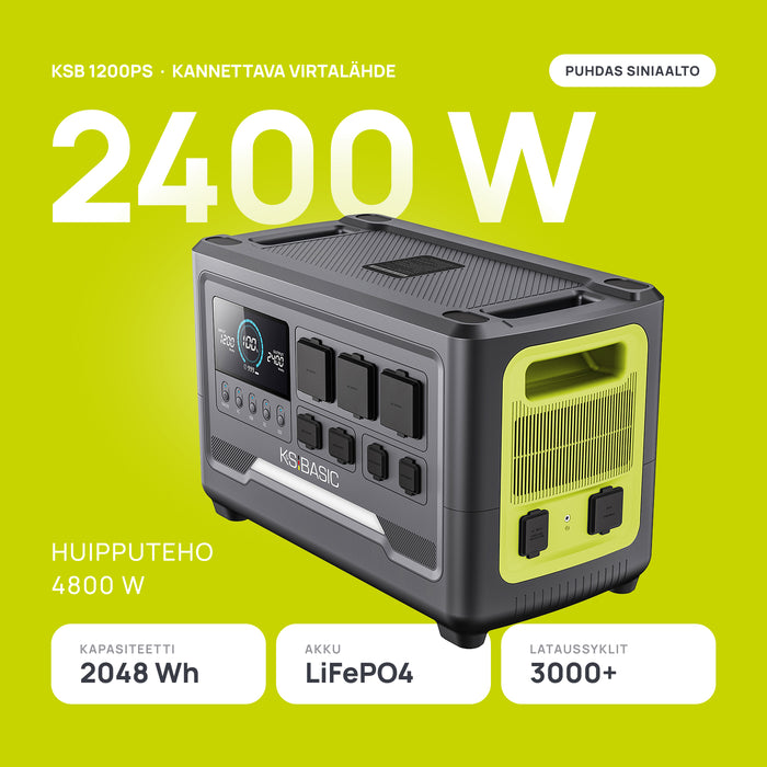 Kannettava virtalähde KSB 1200PS