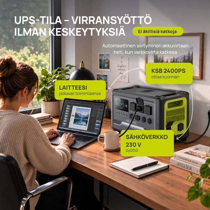 Kannettava virtalähde KSB 1200PS